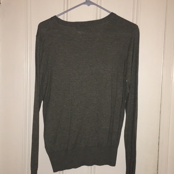 NWT French Connection long sleeve gray owl sweater - Picture 4 of 4